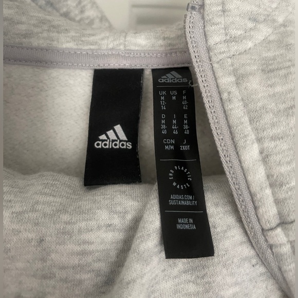ADIDAS Fleece Jogger and Full Zip Hoodie Set - Picture 2 of 5